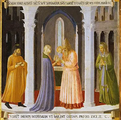 Presentation of Christ at the Temple (Armadio degli Argenti) Fra Angelico